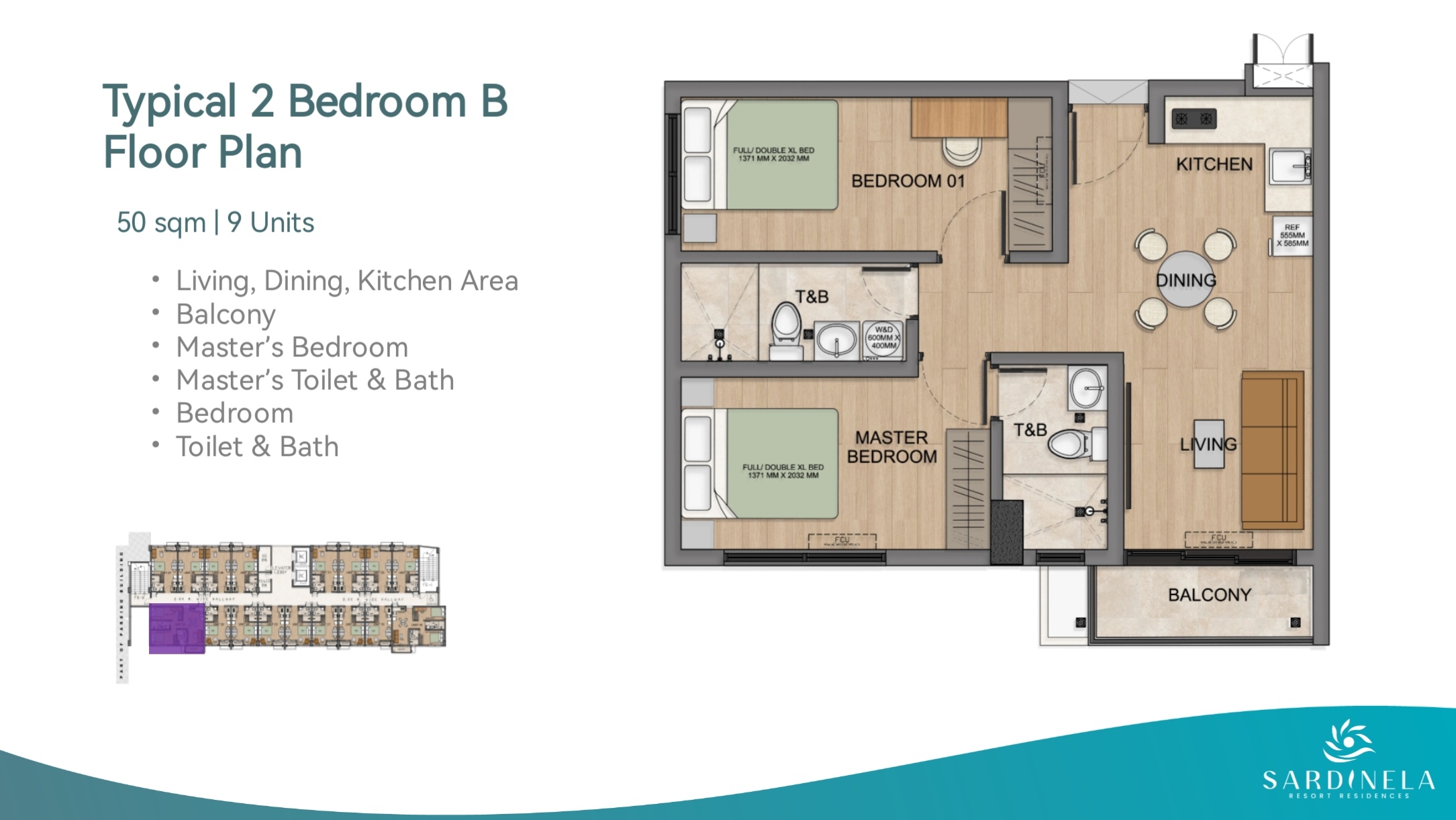 Two Bedroom B