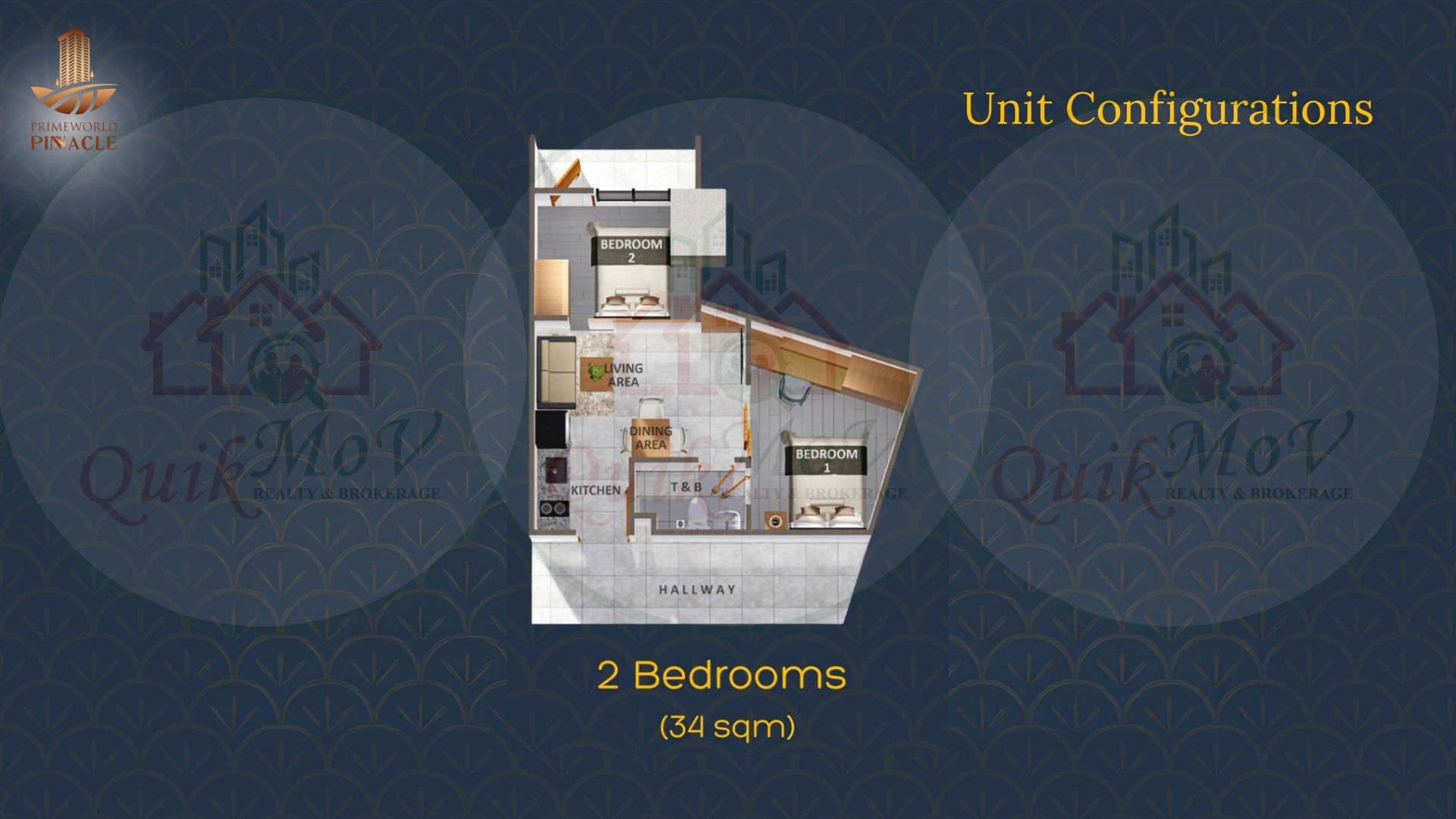 One Bedroom (34 sqm)
