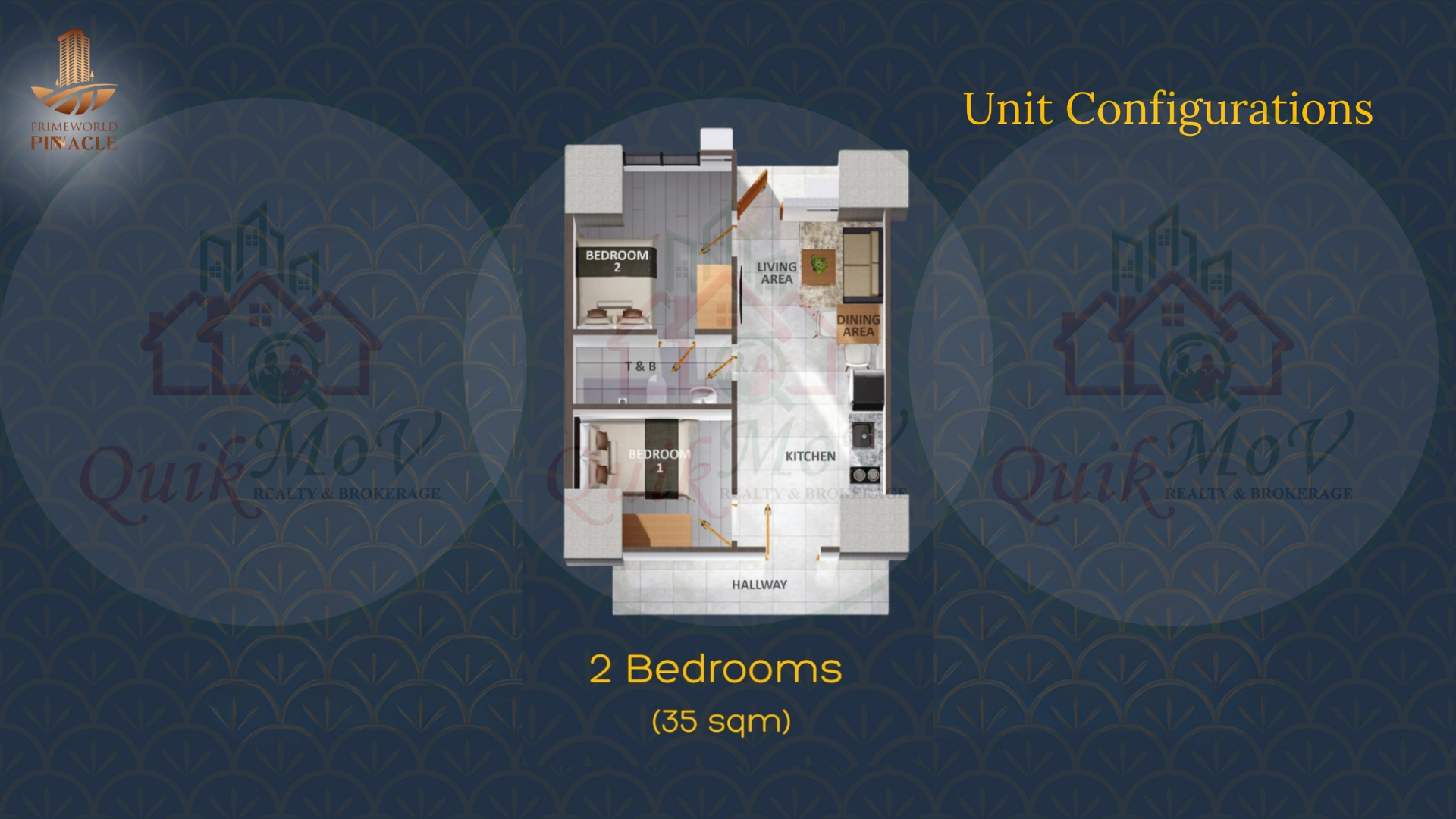 One Bedroom (35 sqm)